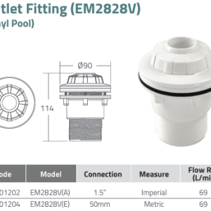 Đầu trả nước EM2828V