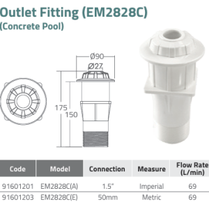 Đầu trả nước EM2828C
